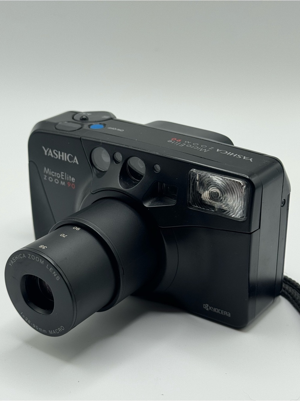 Yashica Micro Elite Zoom 90 35mm Point & Shoot Film camera w/38-90mm Lens tested